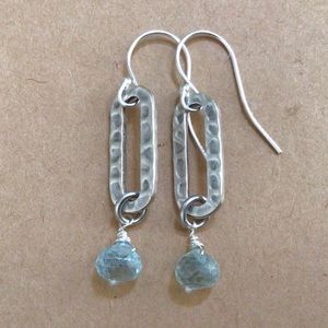 Aquamarine Sundance Charm Earrings